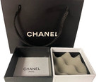 Chanel Jewelry Box Size 2 6x2 6  x1 6     Shopping Bag Empty