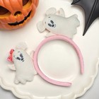 2025 Hk Disney Parks Halloween Ghost Mickey And Minnie Mouse Ear Headband New