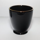 Va Baltimore Vet Center Coffee Cup Glossy Black Gold Trim Veterans Affairs Swag