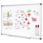 36 X 24  Wall Mounted Magnetic Dry Erase Board Aluminum Frame Whiteboard Office