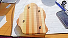 Heart Of Michigan  beautiful Wooden Lower Pennisula Of Michigan Souvenier