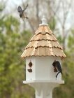 Starlight Lodge   Large Handmade Bluebird Condo  Cypress   Copper Roof Bird House