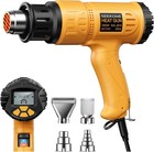 Heat Gun  1800w Hot Air Gun Kit With Large Digital Lcd Display Variable Tempe   