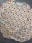 Mens Size Xxl White Leaf Print Family Matching Pajama Set