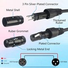 4pack 3 Pin Dmx Cables Male Female Xlr Patch Cables Cable Dmx 1 2m 4ft Xlr Male