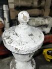 Classic Vintage Urn Style Newel Post Finial Cap 5 5 8    Dia X 12    H Crusty White