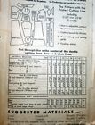  rare Vtg 1930s Dress Mccall Sewing Pattern 16 34