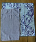 New Norwex Set Window Cloth Purple Grey W Kitchen Towels Lavender Butterfly