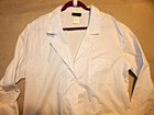 Womens Size 20 Cherokee Scrubs White Lab Coat Jacket Style 346 Long Sleeves With