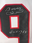 Bobby Hull Signed Chicago Blackhawks Jersey Auto Inscribed  hof 1983  Jsa Coa     