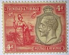 Travelstamps  Trinidad   Tobago Stamps Sg 223 Scott  26 - 4d Mint Mogh