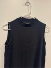 Eileen Fisher Black Ribbed Sleeveless Tank