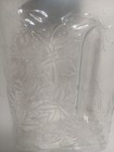 Vintage Glass Refrigerator Water Jug Aqua Lid