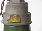 Benjamin Industrial Barn Light 12  White Porcelain Gas Station Race Track Rr St 