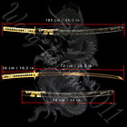 All Gold Battle Ready Functional Sharp Japanese Samurai Katana Sword 1095 Steel