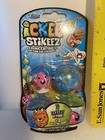 2 Zing Ickee Stikeez Cosmic Critterz Suction Cup Stickers W 3 Podz Series 1 Nip
