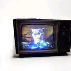 Vtg Zenith 13  Color Crt Tv System 3 Space Command Woodgrain Retro