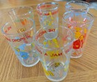 Vintage 1971 Archie Comics Welch s Jelly Jar Glasses Set Of 6