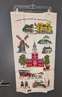 Nwt Mid Century Kaydee Linen Tea Towel - Henry Ford Museum   Greenfield Village