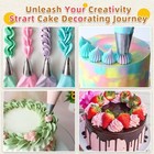 16 Inch Piping Bags Disposable  50 Pcs Large Pastry Bags  Icing Bags  Cake Decor