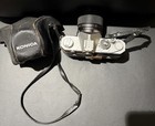 Vintage Konica Autoreflex T 35mm Slr Film Camera W  Lens Case Strap Untested