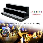 39  Liquor Bottle Display Shelf 3 Tier 7 Color Led Glowing Light Up Back Bar