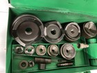 Greenlee 7310sb 1 2  - 4  Hydraulic Punch   Driver Knockout Set Used