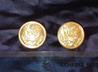 Ww2 U s  Army Buttons  Overcoat Size  1 1 8th Inches  Set Of Two