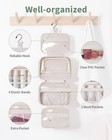 Narwey Hanging Travel Toiletry Bag For Women  Cosmetic Makeup Bag Organizer