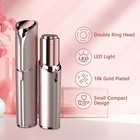 Womens Facial Hair Remover Electric Face Shaver Rose Gold
