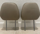 Toyota Sienna 2021 2022 2023 2024 Pair Headrests 2nd Row Seats Beige Leather