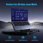 Laptop Cooling Pad With 12 Quiet Fans  Slim Portable For 12-17 3 Inch Laptop