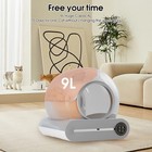 Smart Self Cleaning Cat Litter Box Automatic Cat Litter Cleaning Robot Large 65l