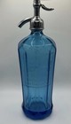 Rare Color Coca Cola Seltzer Bottle 1930s Bradford  Pa Royal Blue Soda Sign 12 