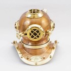 Brass Vintage Style Scuba U s Navy Mark Iv Divers Mini Diving Helmet Gift Item