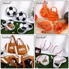 Shihanee 24 Pcs Sport Party Favor Bags Ball Themed Party Goody Candy Bags Spo   