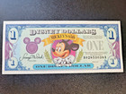 Disney Novelty Stock Certificate Vintage Disney Dollar    75 Bonus Item