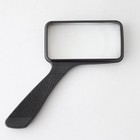 Large 1960 s Vintage 3 825 x1 825  Lens Bausch   Lomb Magnifying Glass Rectangle