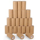 24 Pack 4  Self-adhesive Bandage Wrap - 5 Yards Cohesive Tape For First Aid  Spo