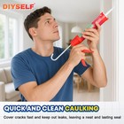 Diyself Caulk Gun  Heavy Duty Caulking Tool  10 1 Thrust For 10 Oz Tubes