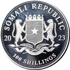 2023 Somalia 1 Ounce Silver - Elephant - Bu - Stock