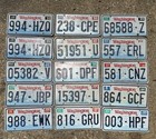 Washington Lot License Plates Centennial Pairs 75 Vintage Craft Man Cave 1990