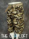 Cargo Shorts With Belt Mens Rugged Tactical Camo And Solids Flap Pockets Oakwood