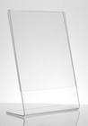 Dazzling Displays 10 Acrylic 4  X 6  Slanted Sign Holders