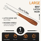 Latch Hook Tool  Wooden Latch Hooks  Latch Hook Crochet Needle For Carpet Mak   