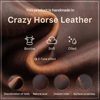 Handmade 4 Slots Pen Case Stationery Storage Box Organizer Genuine Leather