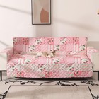 Skidproof Sofa Cover-floral Sofa Slipcover With Elastic Straps-easy Fit Slip    