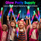 55 Pcs Foam Glow Sticks  Foam Light Up Sticks Party Supplies With 3 Mode Colorfu