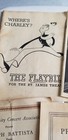 Lot 5 Theater Playbills Play 1930 s 1940 s Various Theaters  Vguc -free Ship  