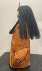 Vintage Handmade Japanese Kimekomi Lady Doll Of Wood Handmade 10 